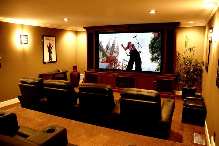 Movie room decor ideas