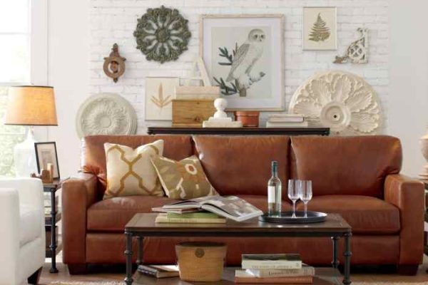 Brown couch decor ideas